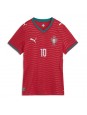 Portugalsko Bernardo Silva #10 Domácí Dres pro Dámské MS 2026 Krátký Rukáv Portugalsko Bernardo Silva #10 Domácí Dres pro Dámské MS 2026 Krátký Rukáv